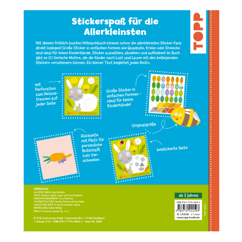 Stickerbuch für die Allerkleinsten 